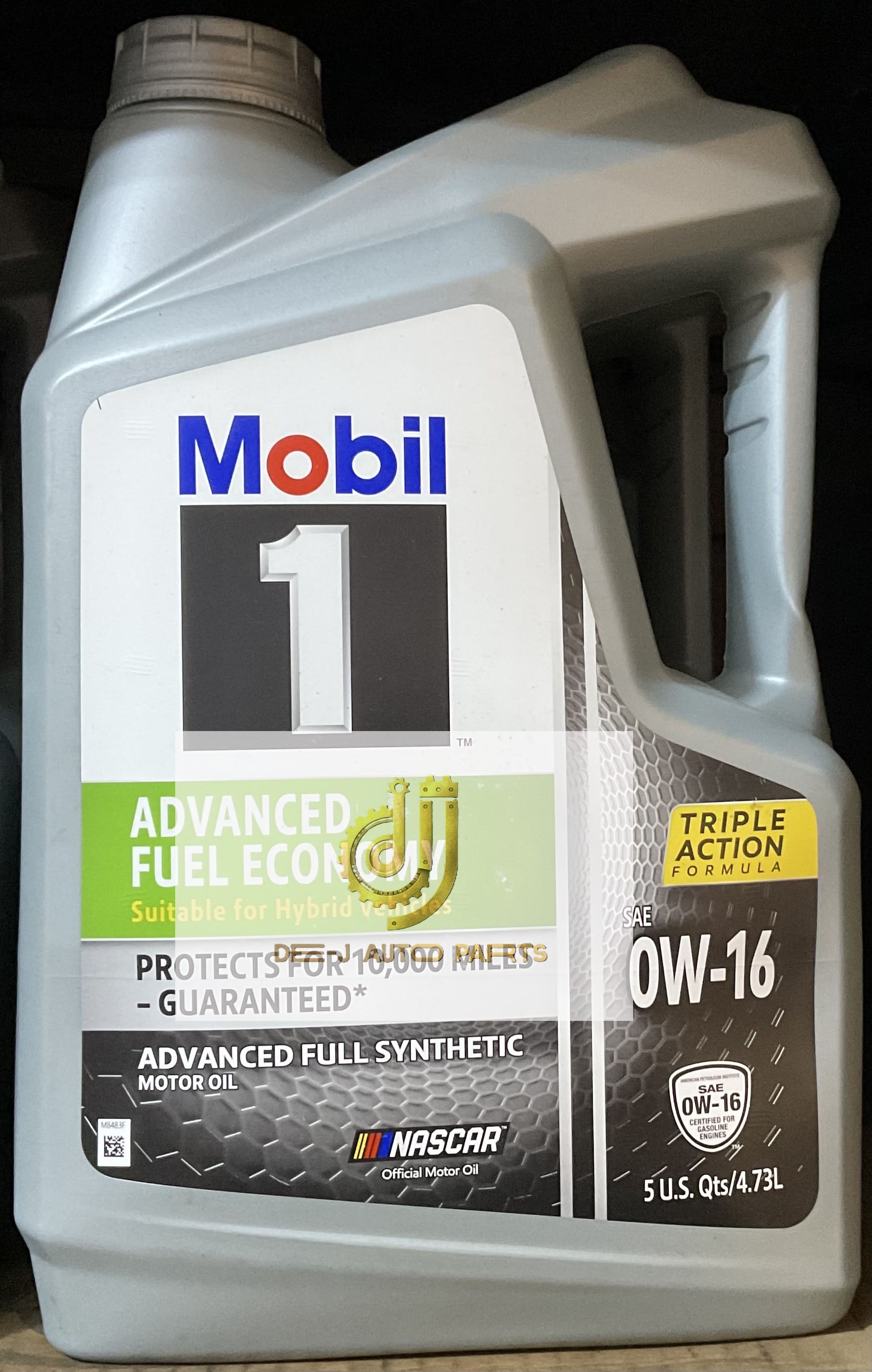ENGINE OIL (MOBIL 1 ADVANCED FUEL ECONOMY SUITABLE FOR HYBRID VEHICLES PROTECTS FOR 10,000 MILES GUARANTEED SAE 0W-16)